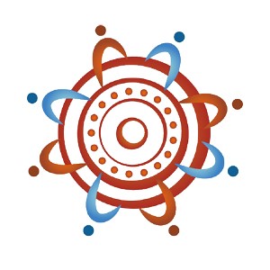 Aboriginal art work designed by an Aboriginal graphic designer, Charmaine Mumbulla