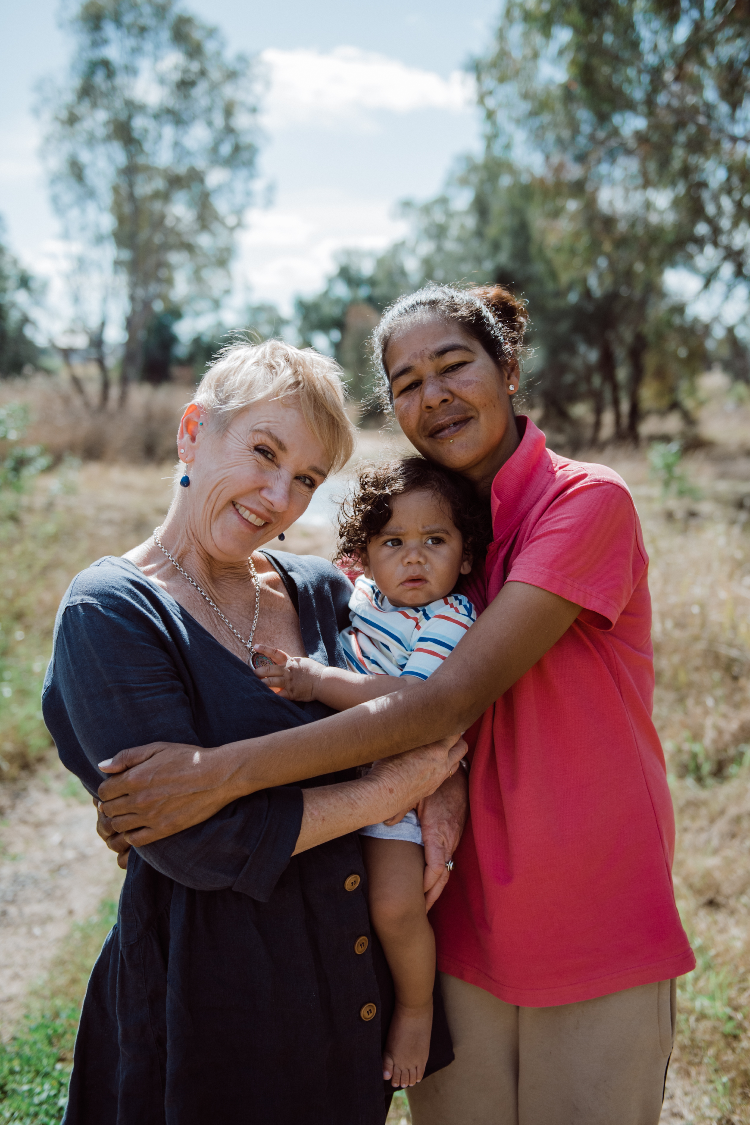 Photo of Robyn and Margaret holding Jarakye