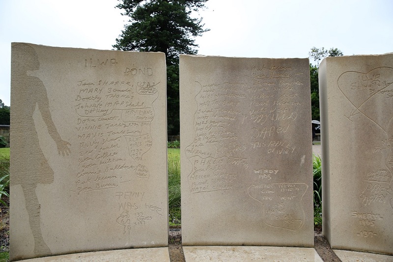 Parramatta Girls' Home Memorial wall etchings